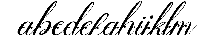 Singaley Italic Font LOWERCASE