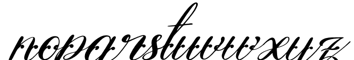 Singaley Italic Font LOWERCASE