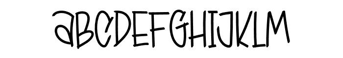 Single Black Font UPPERCASE