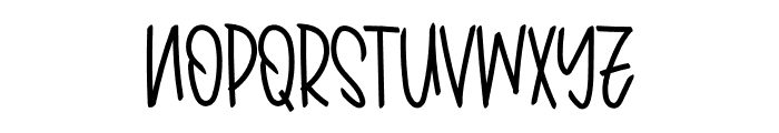 Single Black Font LOWERCASE