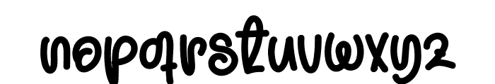 Single Brush Font LOWERCASE