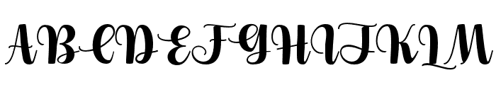 Single Regular Font UPPERCASE
