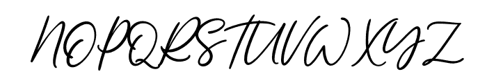 Single Signature Font UPPERCASE
