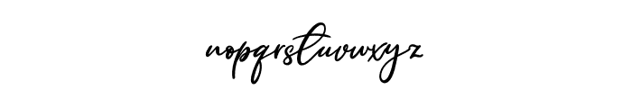Single Signature Font LOWERCASE