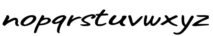 Single Sketch Font LOWERCASE