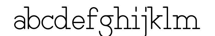 Singleton Font Regular Font LOWERCASE