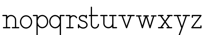 Singleton Font Regular Font LOWERCASE