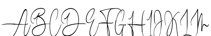 Singtha Signature Regular Font UPPERCASE