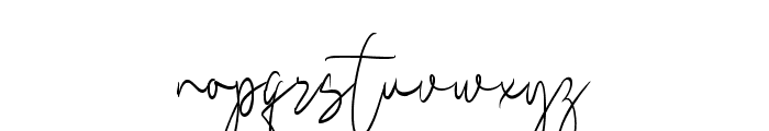 Singtha Signature Regular Font LOWERCASE