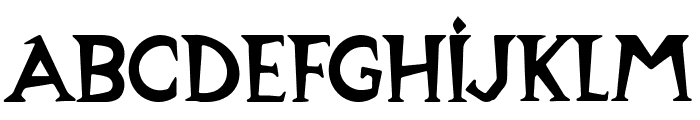 Sinister Chapter Regular Font UPPERCASE
