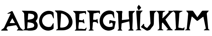 SinisterChapter-Regular Font UPPERCASE