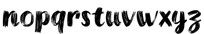 SinisterStrokes-Regular Font LOWERCASE
