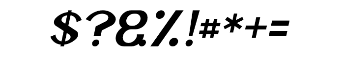 Sinkonk Italic Font OTHER CHARS
