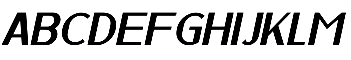 Sinkonk Italic Font UPPERCASE