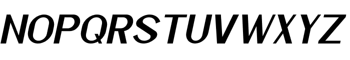 Sinkonk Italic Font UPPERCASE