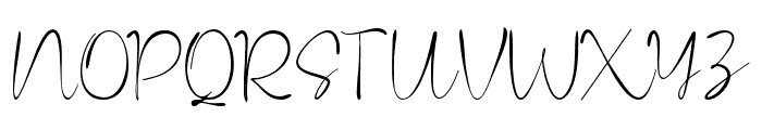 Sintya Signature Font UPPERCASE