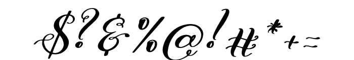 Siollars Italic Font OTHER CHARS
