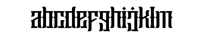 Sirugino-Regular Font LOWERCASE