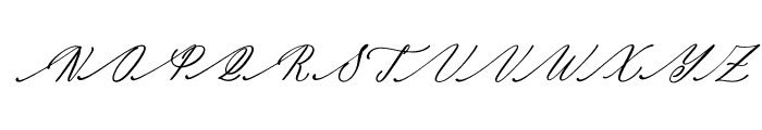 Sisteria Dottela Italic Font UPPERCASE