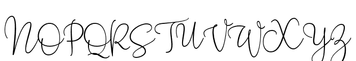 SistyaSript Font UPPERCASE