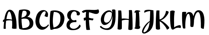 Sithick Font Font UPPERCASE