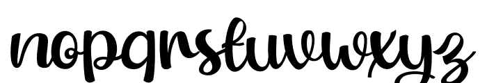 Sithick Font Font LOWERCASE