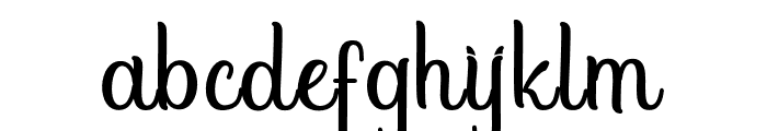 SittellaScript Font LOWERCASE