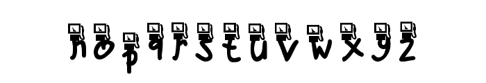 Siwil Regular Font LOWERCASE