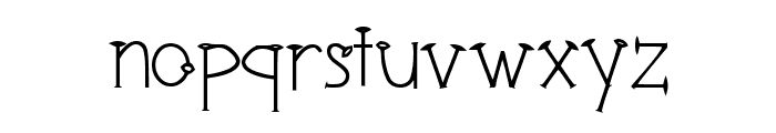 Sixgonal Regular Font LOWERCASE