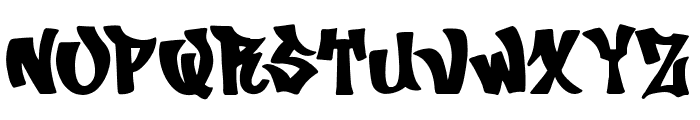 Skate Graffiti Font UPPERCASE