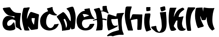 Skate Graffiti Font LOWERCASE