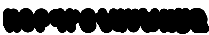 Skates Bounce Extrude Font LOWERCASE