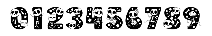 Skeleton-Bone Font OTHER CHARS