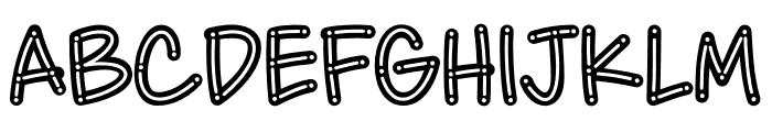SkellyPop Font UPPERCASE