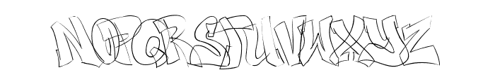 Sketch Flow Regular Font LOWERCASE