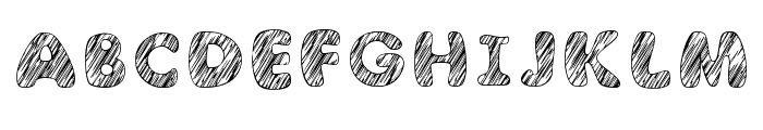 Sketch Groovy Regular Font LOWERCASE