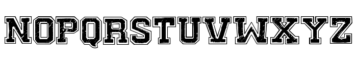 Sketch Varsity Regular Font UPPERCASE