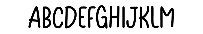 Sketch me Regular Font UPPERCASE