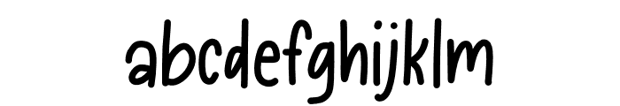 Sketch me Regular Font LOWERCASE