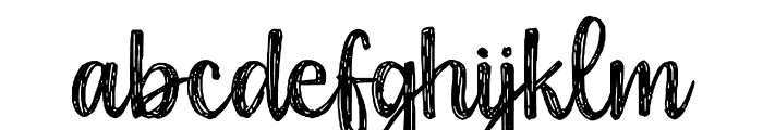 Sketched Font LOWERCASE