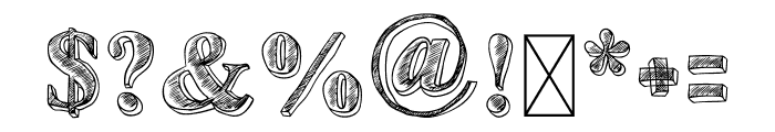 Sketchography Font Font OTHER CHARS