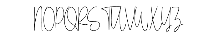 Sketchthiny Font UPPERCASE