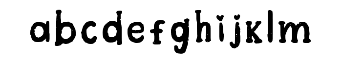 Sketchy Cute Regular Font LOWERCASE