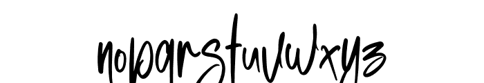 SketchyJumps Font LOWERCASE