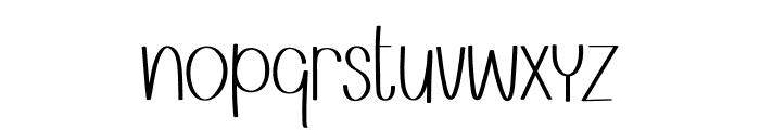 SketchyVibe Light Font LOWERCASE