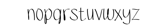Sketsa Handdrawn Regular Font LOWERCASE