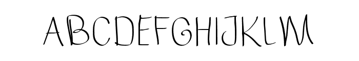 SketsaHanddrawn-Regular Font UPPERCASE