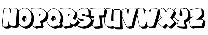 Skiddy Tons - Shadow Font UPPERCASE