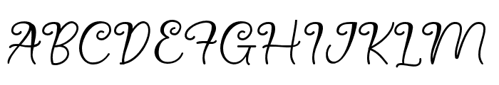 Skilleto-Regular Font UPPERCASE
