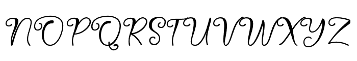 Skilleto-Regular Font UPPERCASE